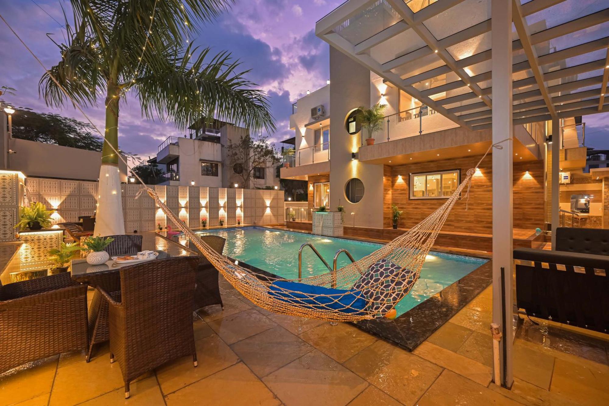Azure Retreat Villa By Tropicana Stays Lonavala Esterno foto